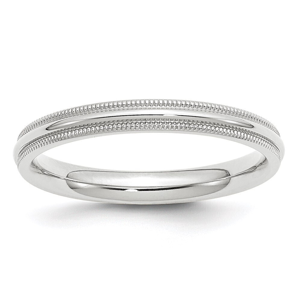Kazi Luxury 14KW 3mm Milgrain Comfort Fit Band Size 9